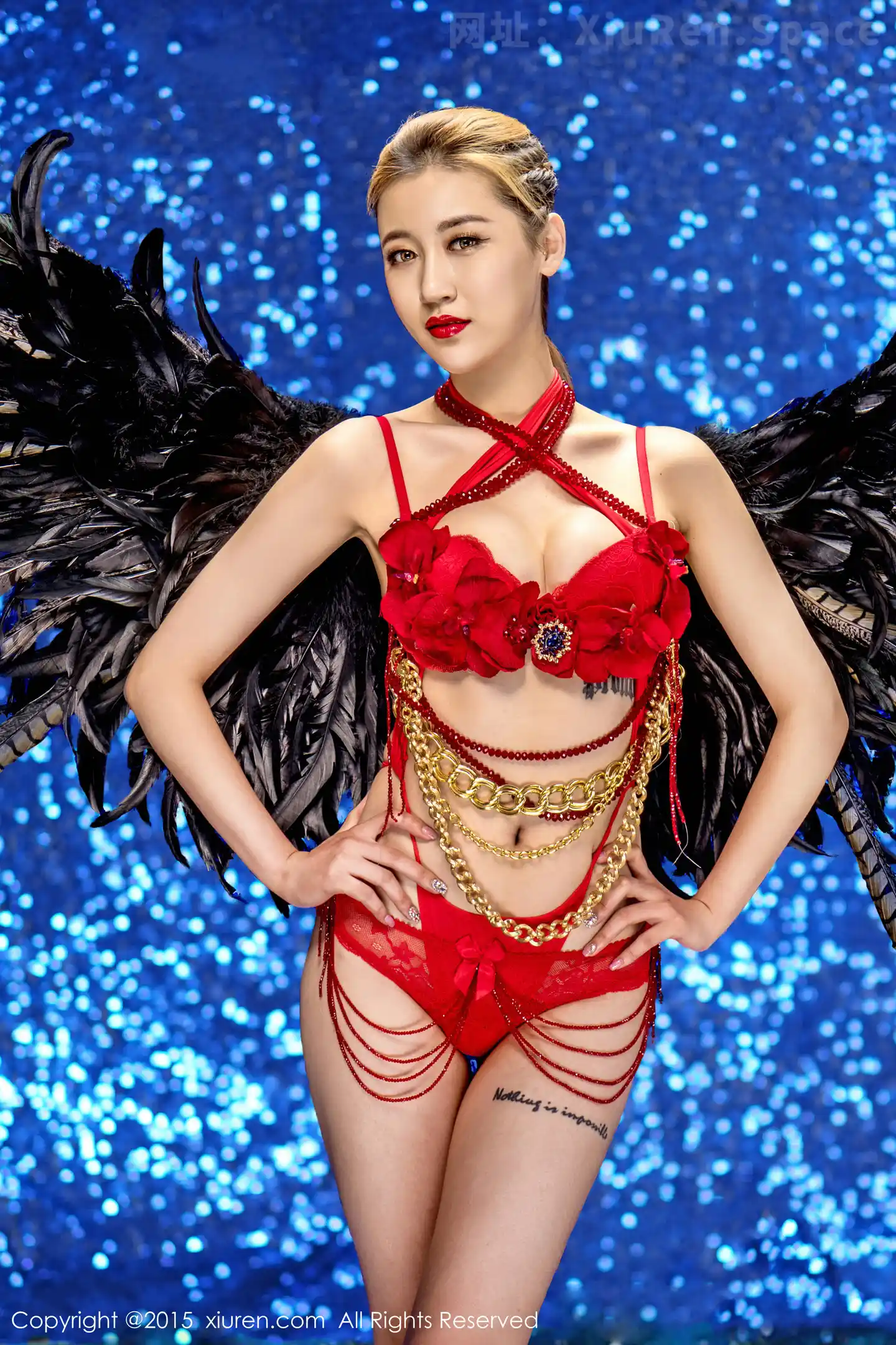 图片[2]-[XiuRen秀人网]VOL.349 嫩模妹子晗大大Via大胆人体艺术完美诱惑写真42P-秀人网官方网站